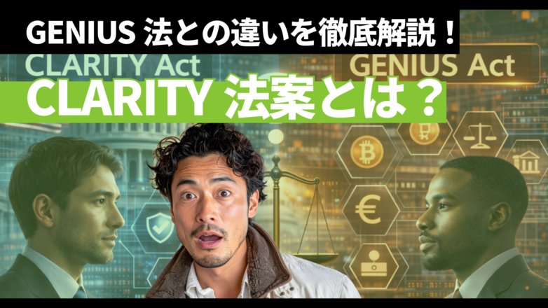 CLARITY法案とは？GENIUS法との違いを徹底解説！のイメージサムネイル画像
