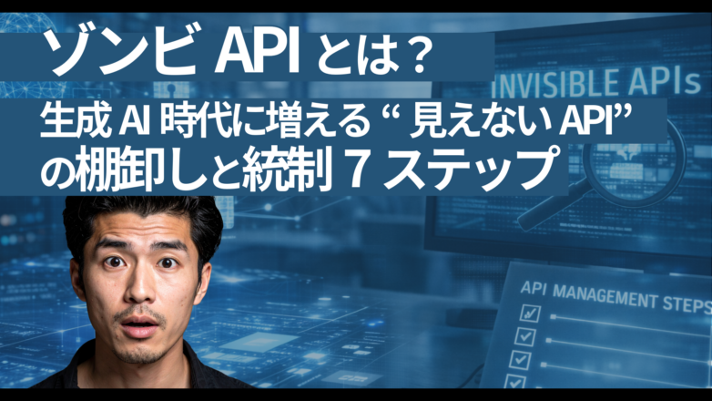ゾンビAPIとは？生成AI時代に増える“見えないAPI”の棚卸しと統制7ステップのイメージサムネイル画像